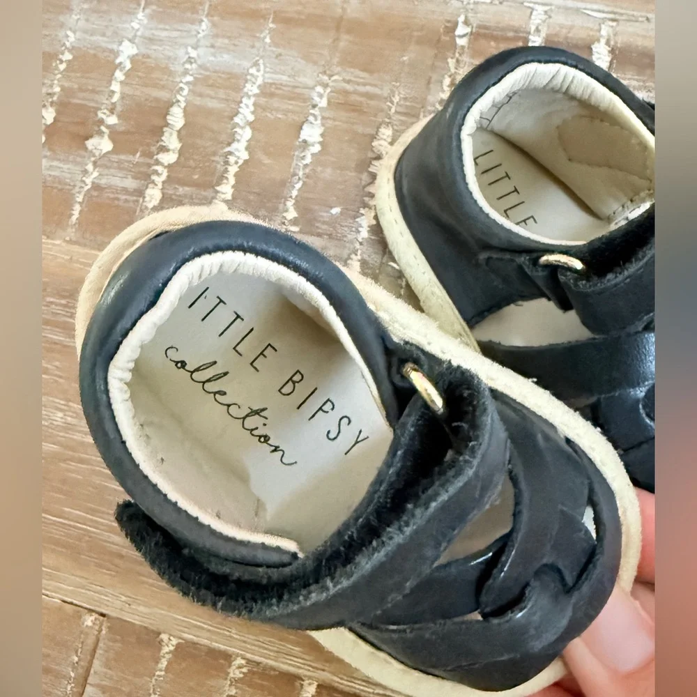Like New Little Bipsy Black Sandals